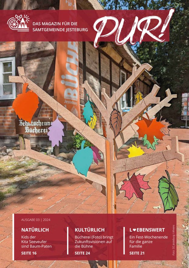 Das Magazin für die Samtgemeinde Jesteburg - PUR Titelblatt 03/2024