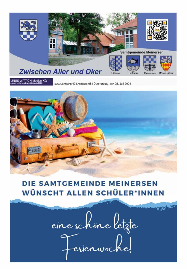 Zwischen Aller und Oker Titelblatt 08/2024