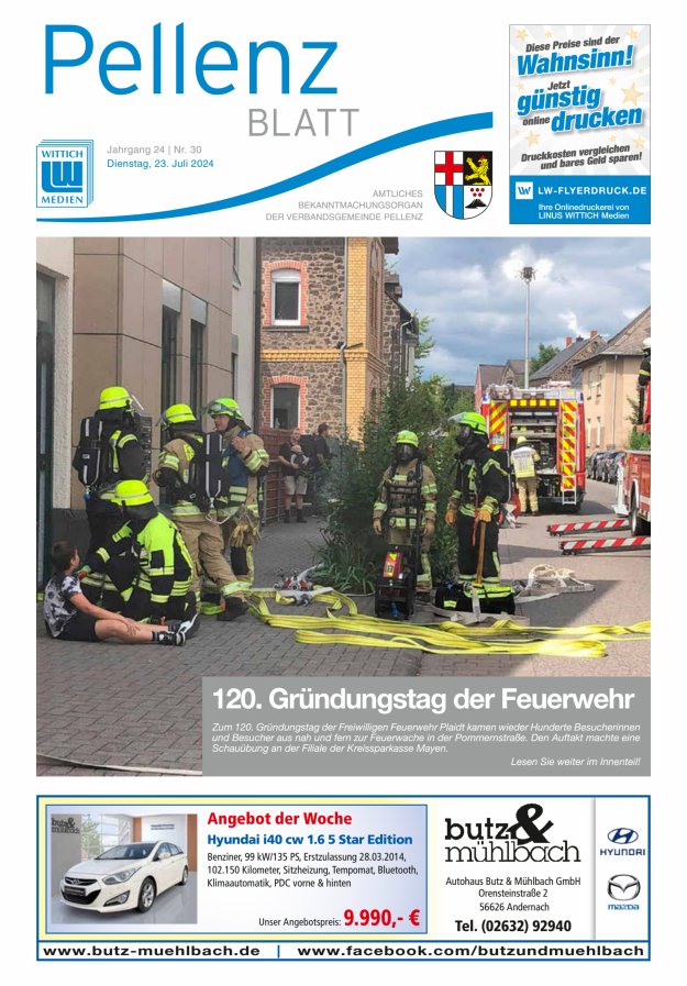 Pellenzblatt Titelblatt 30/2024