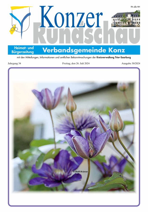 Konzer Rundschau Titelblatt 30/2024
