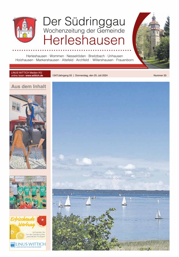 Der Südringgau Titelblatt 30/2024