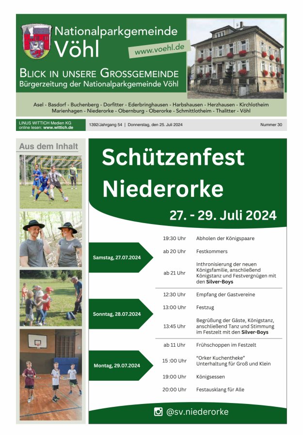 Blick in unsere Grossgemeinde Titelblatt 30/2024