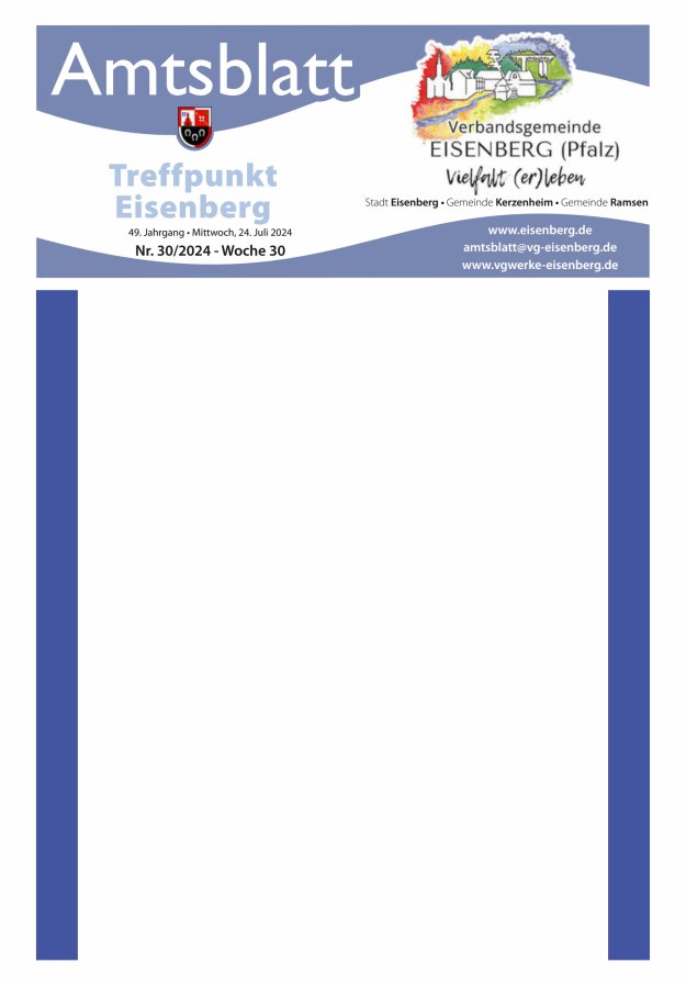 Treffpunkt Eisenberg Titelblatt 30/2024