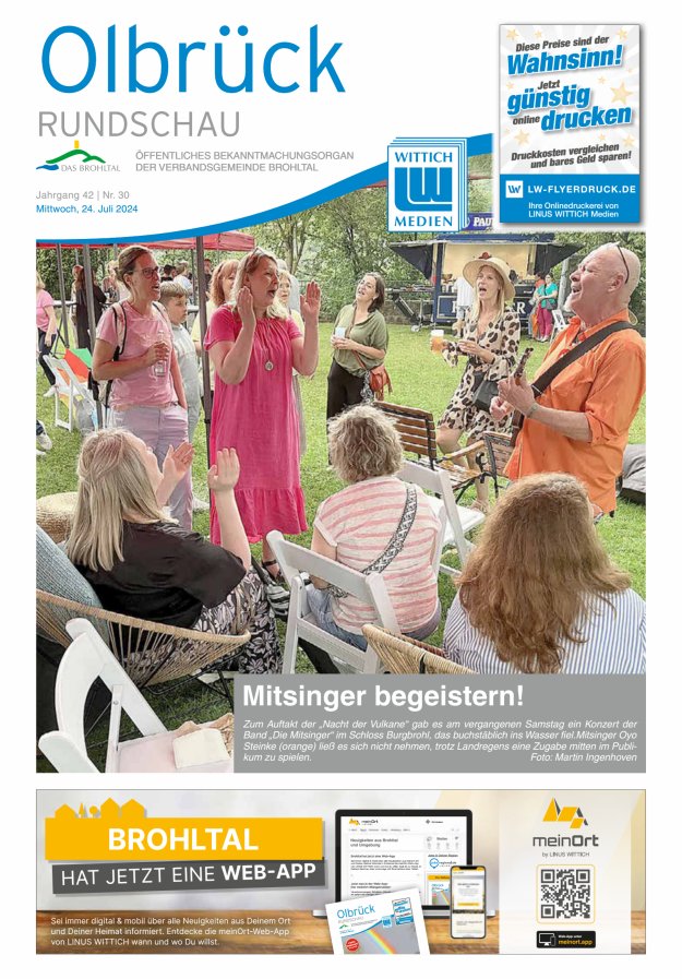 Olbrück Rundschau Titelblatt 30/2024