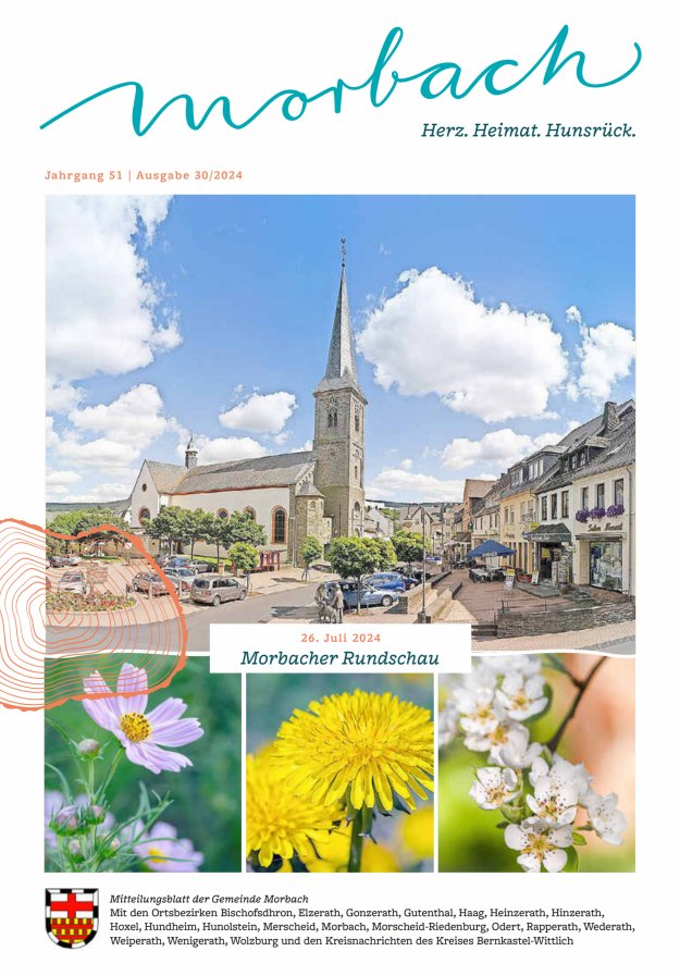 Morbacher Rundschau Titelblatt 30/2024