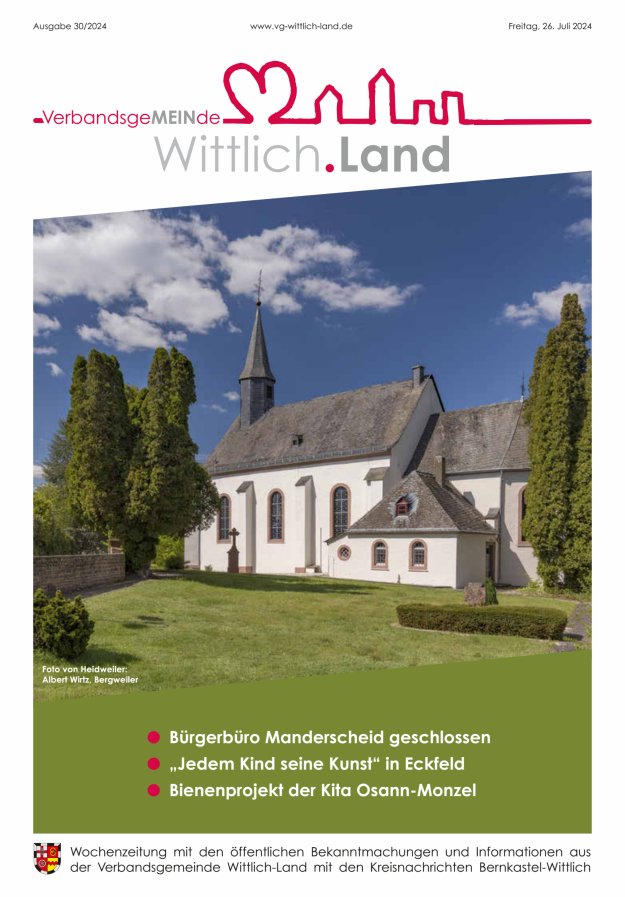 Mein Wittlich.Land Titelblatt 30/2024
