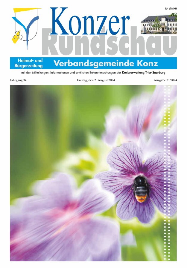 Konzer Rundschau Titelblatt 31/2024