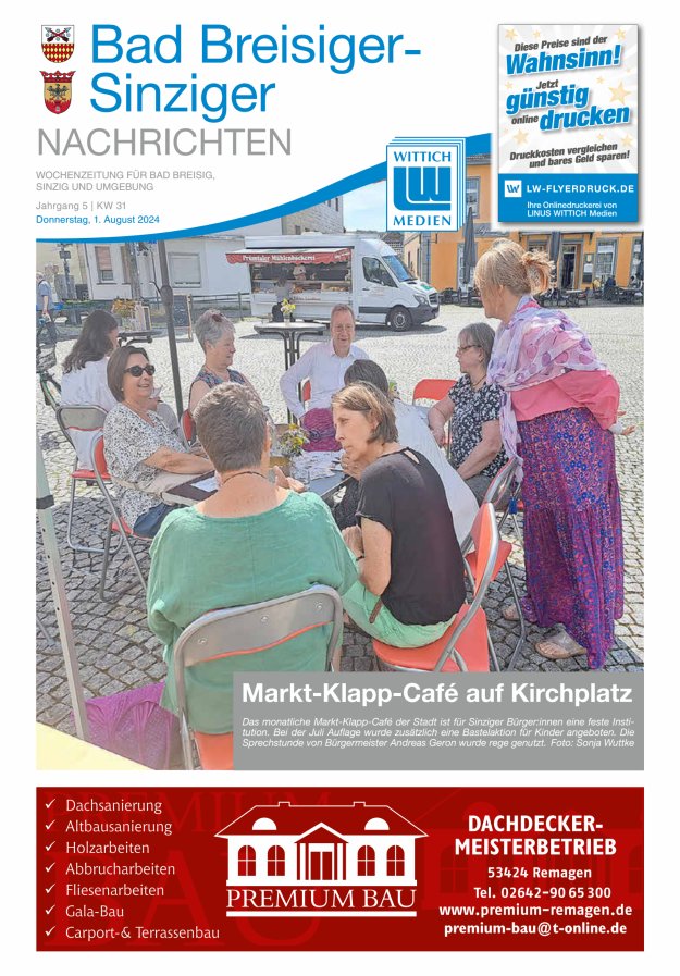 Bad Breisiger-Sinziger Nachrichten Titelblatt 31/2024