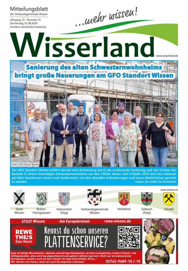 Mitteilungsblatt Wissen - Wisserland...mehr wissen! Titelblatt 31/2024