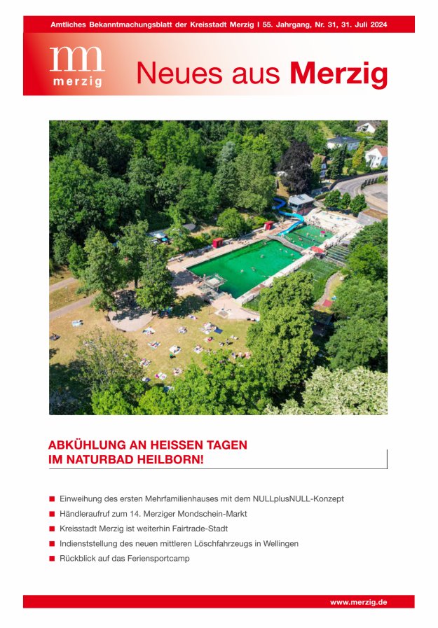 Neues aus Merzig Titelblatt 31/2024