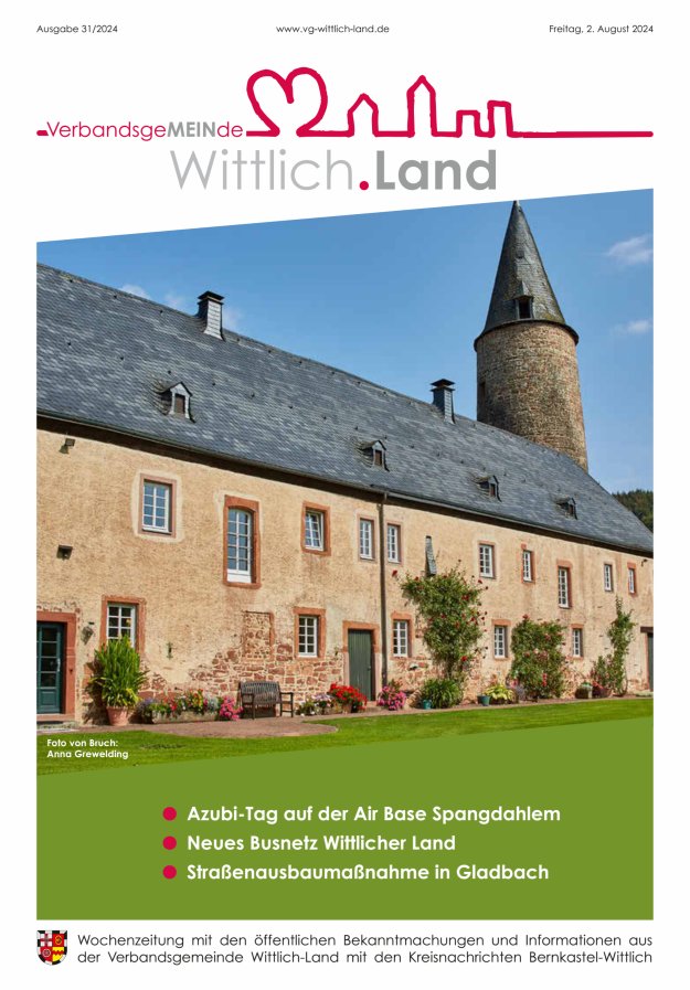 Mein Wittlich.Land Titelblatt 31/2024