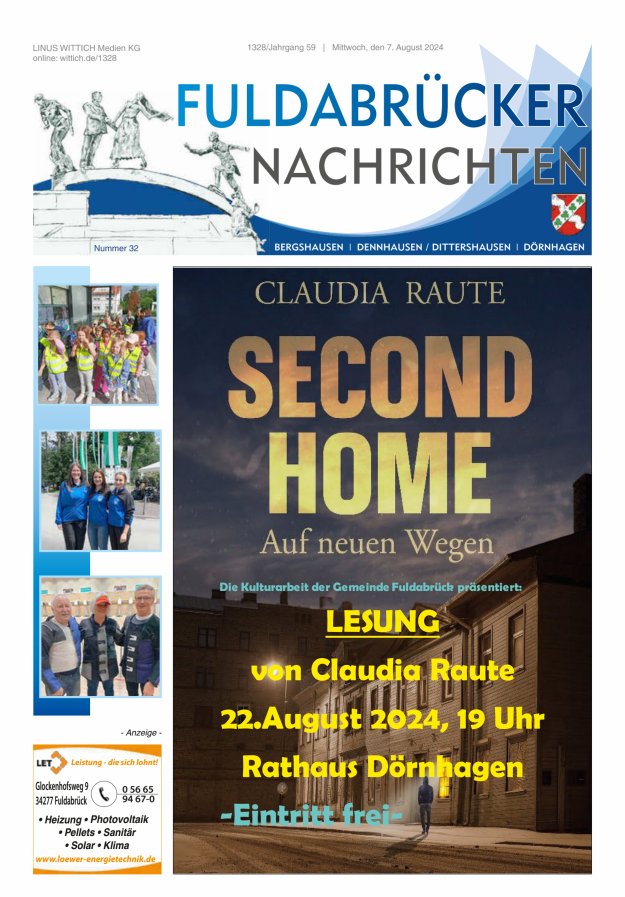 Fuldabrücker Nachrichten Titelblatt 32/2024