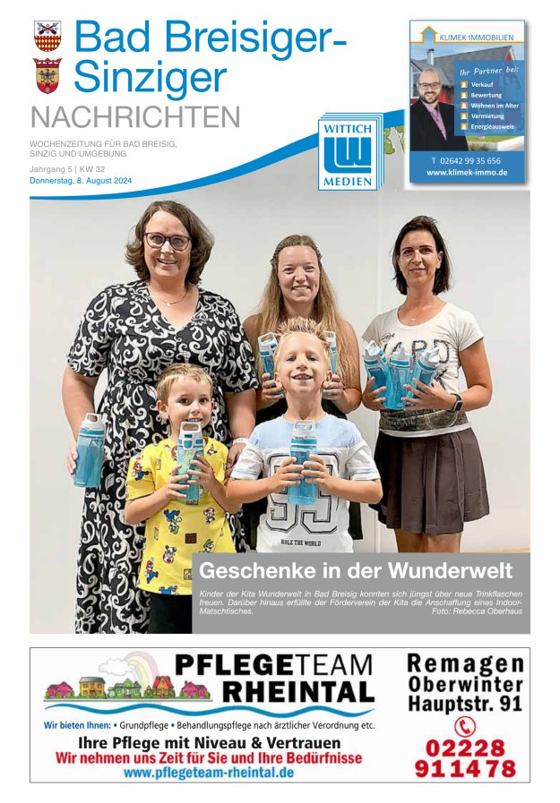Bad Breisiger-Sinziger Nachrichten Titelblatt 32/2024