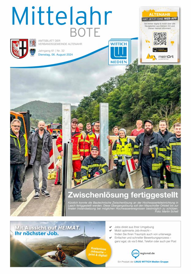 Mittelahr Bote Titelblatt 32/2024