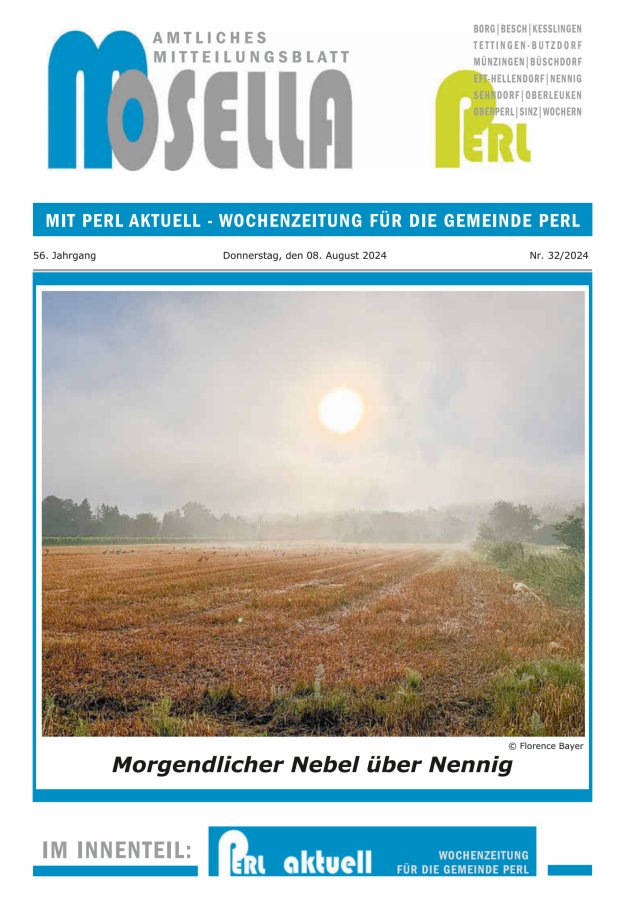 Mosella Perl Titelblatt 32/2024