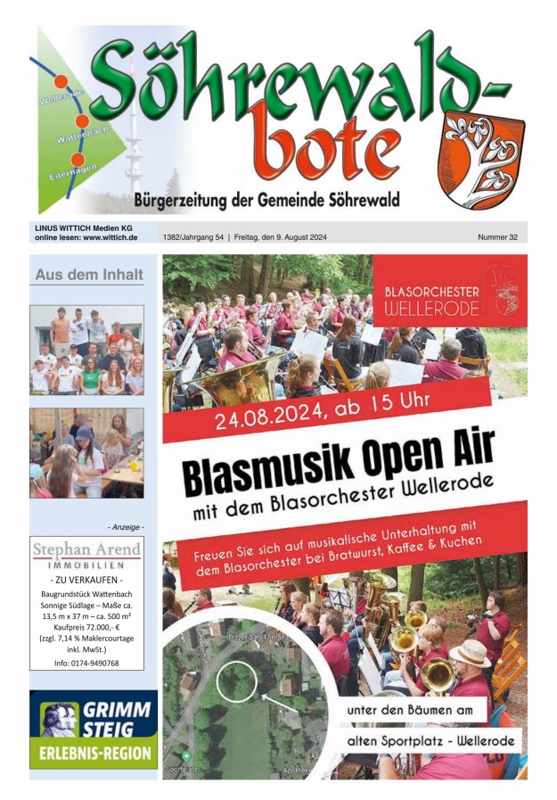 Söhrewaldbote Titelblatt 32/2024