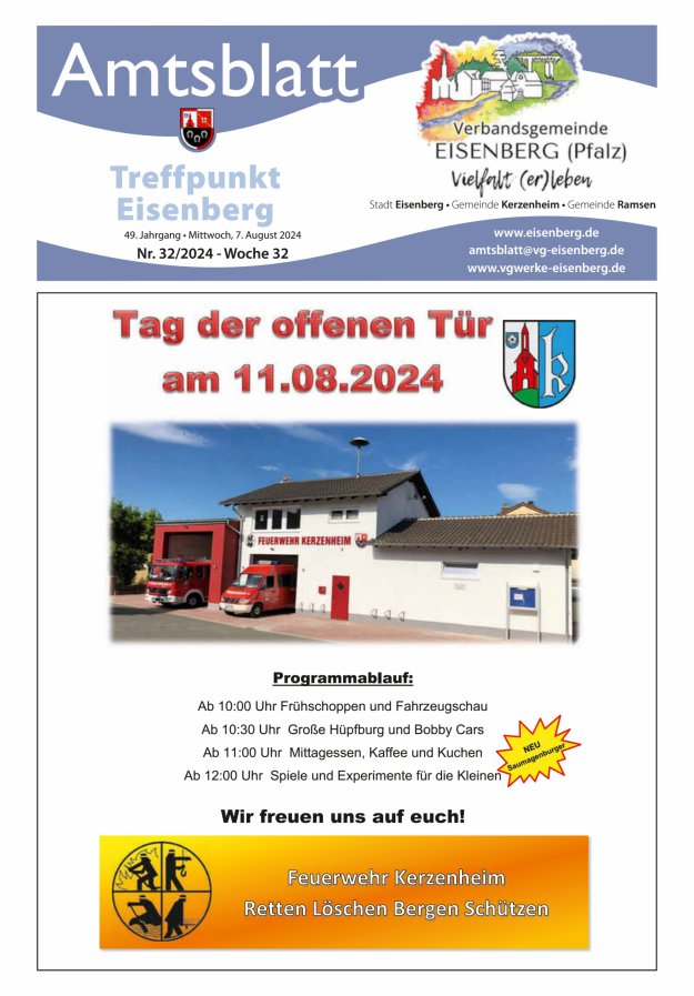 Treffpunkt Eisenberg Titelblatt 32/2024