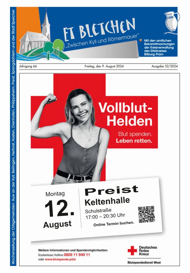 Et Bletchen VG Speicher Titelblatt 32/2024