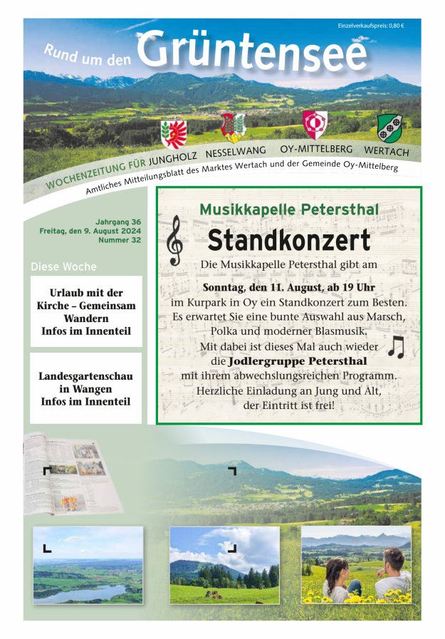 Rund um den Grüntensee Titelblatt 32/2024