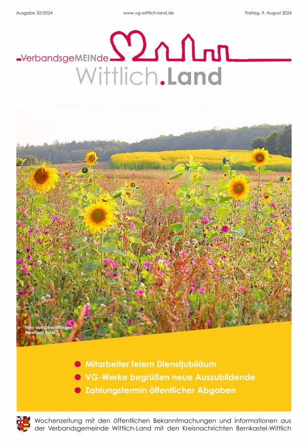 Mein Wittlich.Land Titelblatt 32/2024