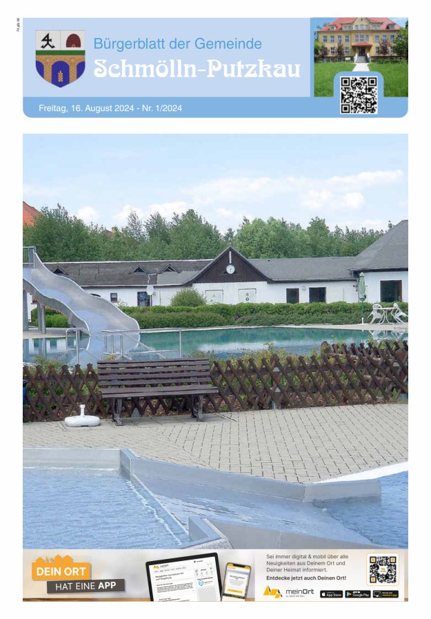 Bürgerblatt der Gemeinde Schmölln-Putzkau Titelblatt 01/2024