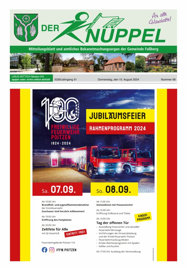 Der Knüppel Titelblatt 08/2024