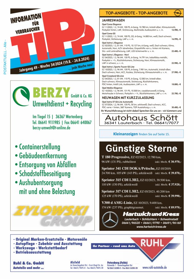 Tipp Vogelsberg Titelblatt 34/2024