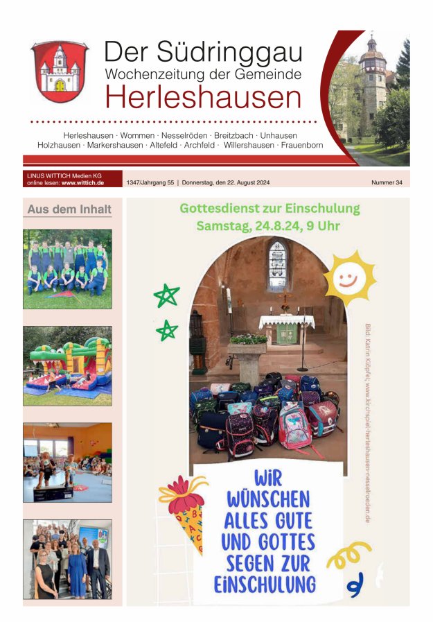 Der Südringgau Titelblatt 34/2024