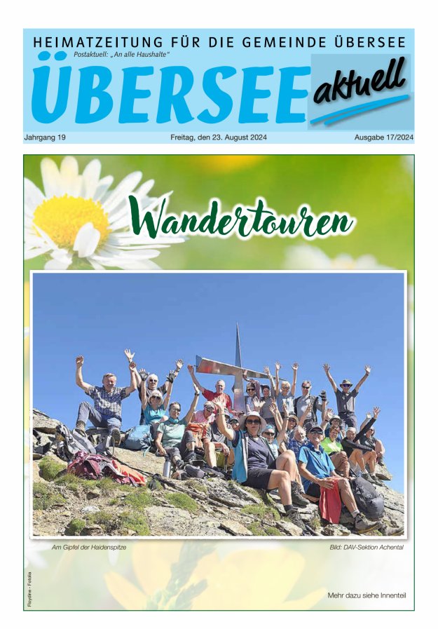 Übersee Aktuell Titelblatt 17/2024