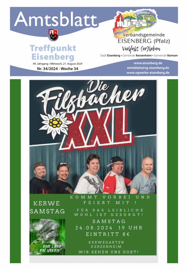 Treffpunkt Eisenberg Titelblatt 34/2024