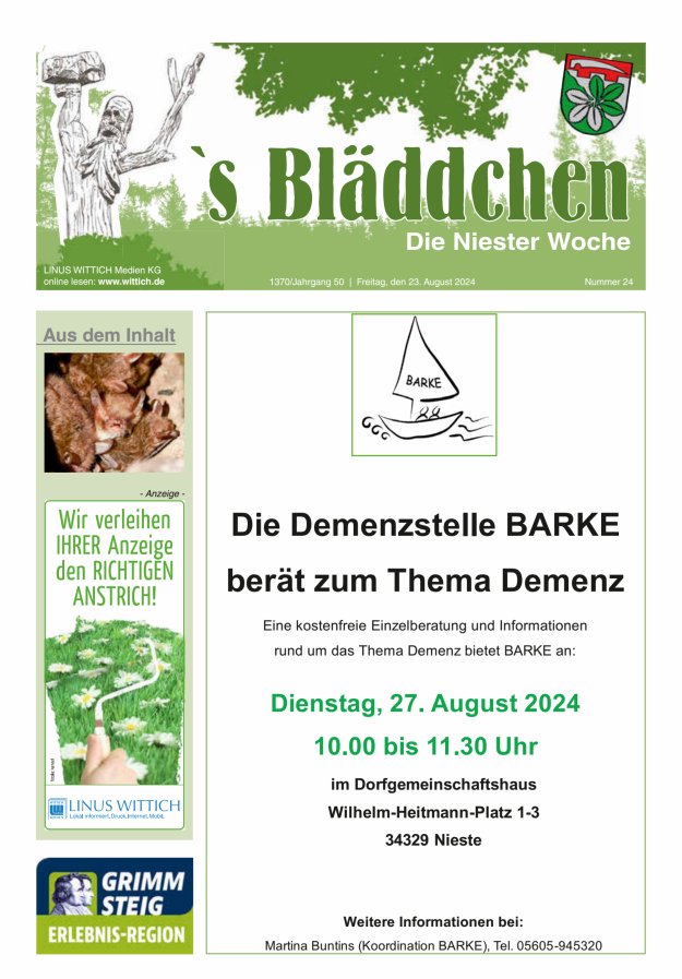 Niester Woche Titelblatt 24/2024