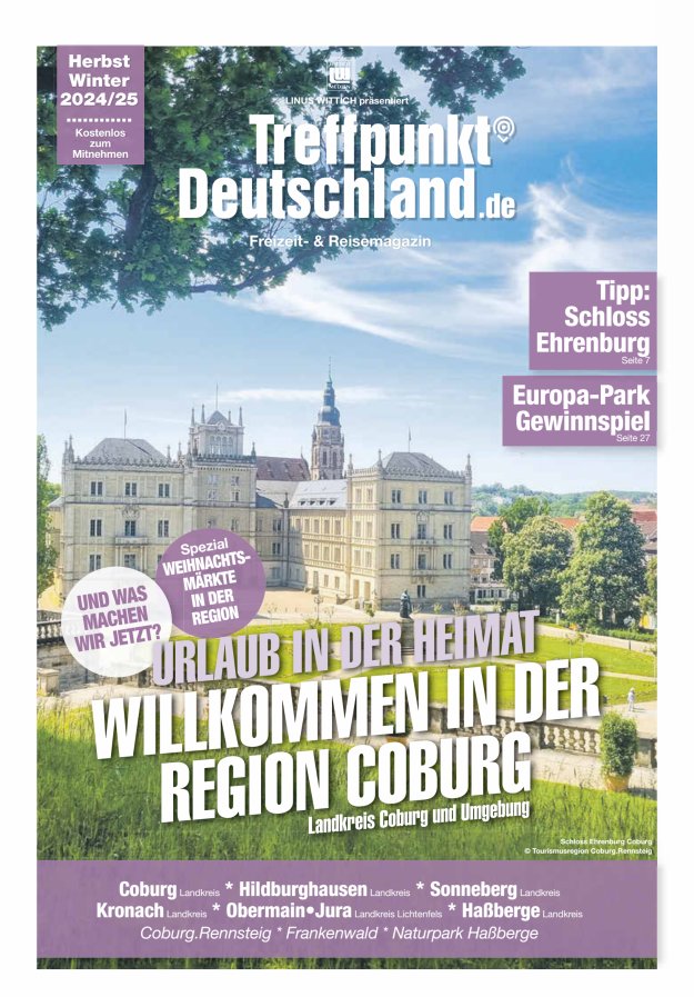 TreffpunktDeutschland Region Coburg Reisemagazin Titelblatt 04/2024