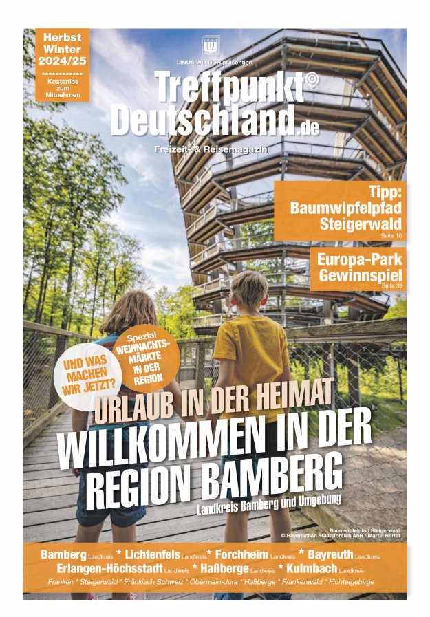 TreffpunktDeutschland Region Bamberg Reisemagazin Titelblatt 04/2024
