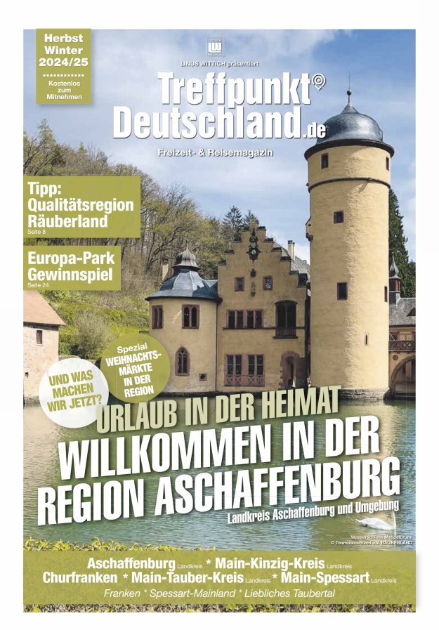 TreffpunktDeutschland Region Aschaffenburg Reisemagazin Titelblatt 04/2024