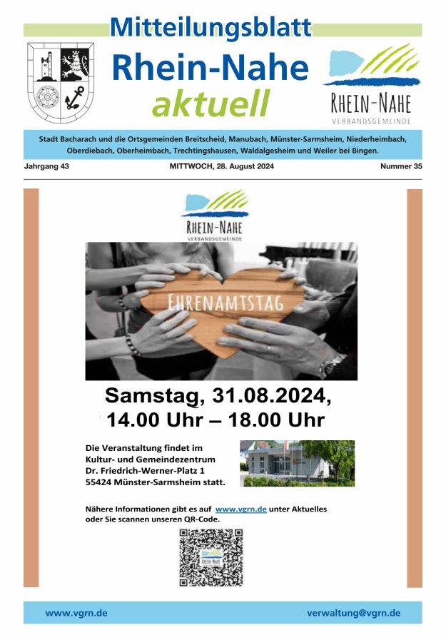 Rhein-Nahe aktuell Titelblatt 35/2024