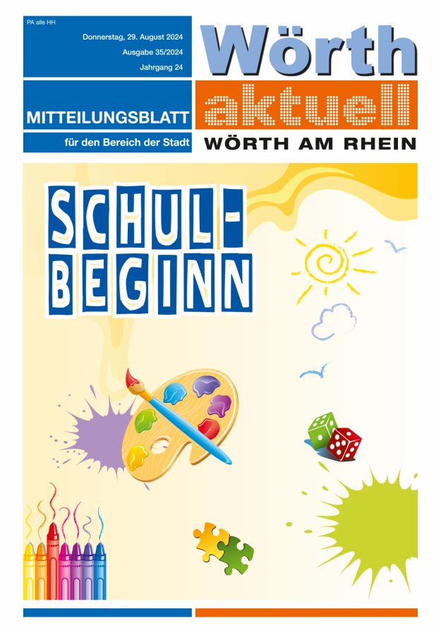 Wörth aktuell Titelblatt 35/2024