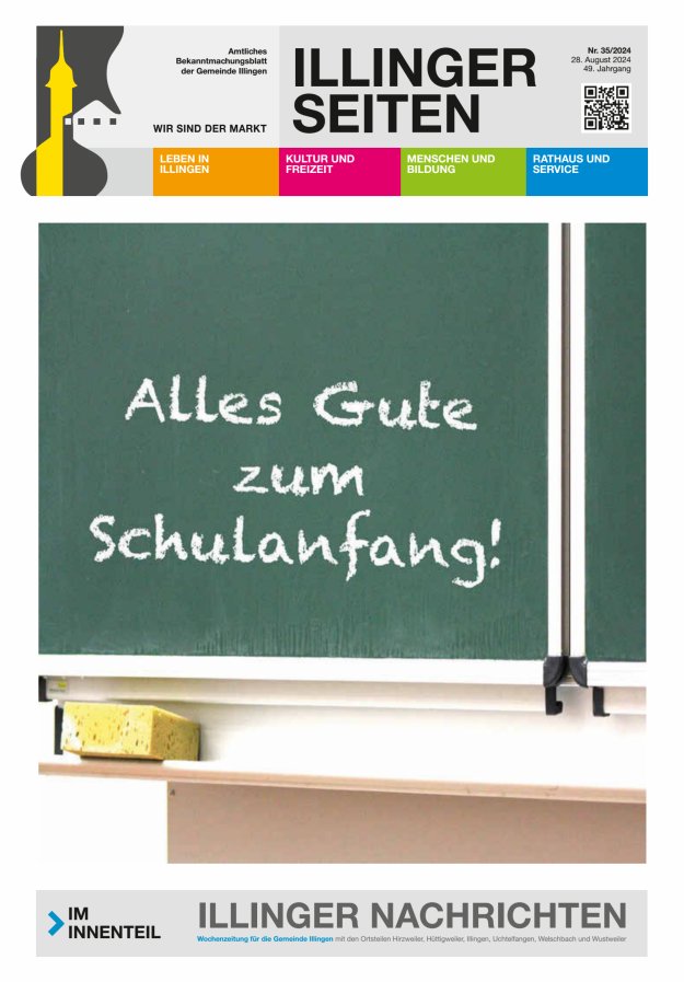 Illinger Seiten Titelblatt 35/2024