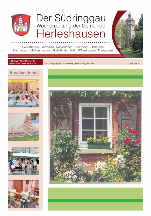 Der Südringgau Titelblatt 35/2024