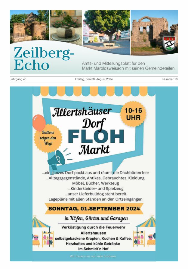 Zeilberg-Echo Titelblatt 18/2024