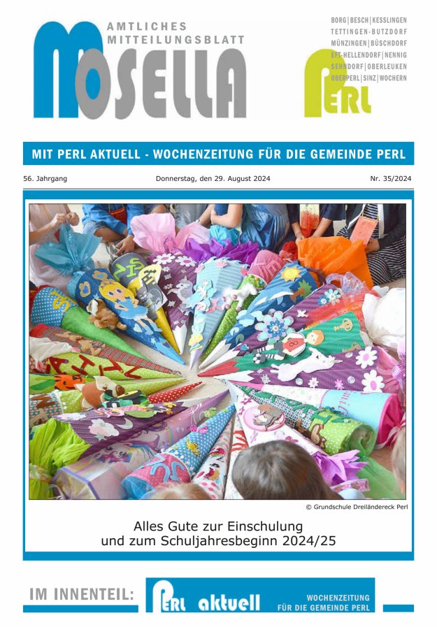 Mosella Perl Titelblatt 35/2024