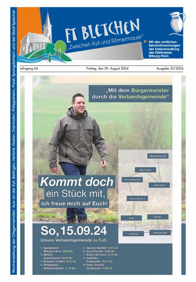 Et Bletchen VG Speicher Titelblatt 35/2024