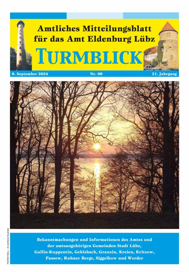 Turmblick Titelblatt 09/2024