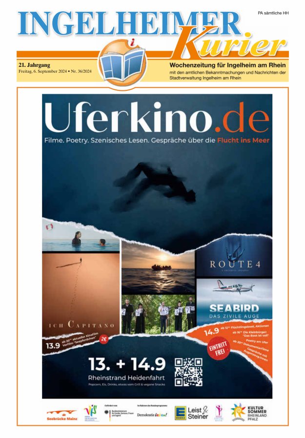 Ingelheimer Kurier Titelblatt 36/2024