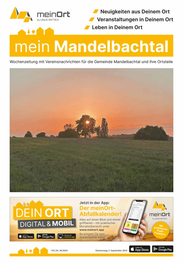 mein Mandelbachtal Titelblatt 36/2024