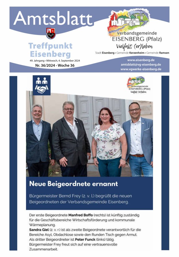 Treffpunkt Eisenberg Titelblatt 36/2024
