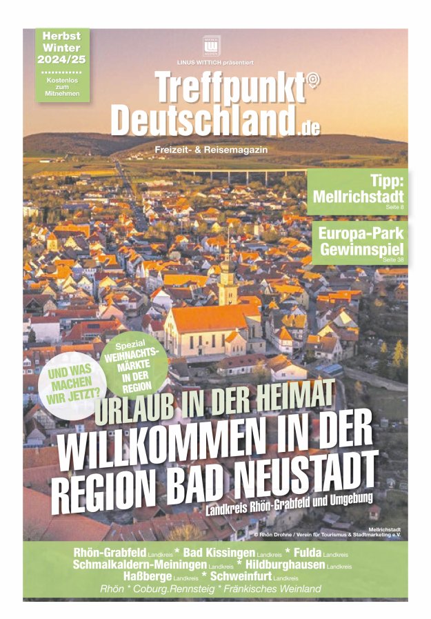 TreffpunktDeutschland Region Bad Neustadt Reisemagazin Titelblatt 04/2024