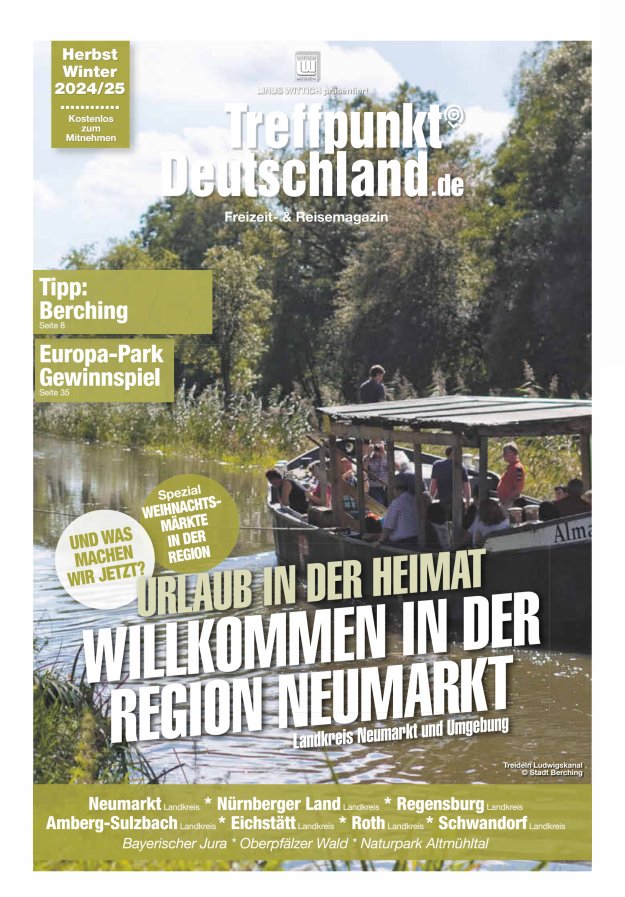 TreffpunktDeutschland Region Neumarkt Reisemagazin Titelblatt 04/2024