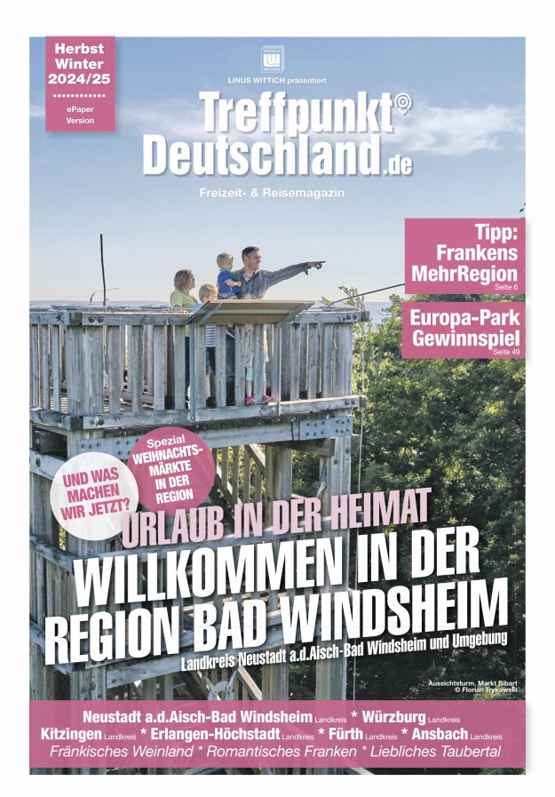 TreffpunktDeutschland Region Bad Windsheim Reisemagazin Titelblatt 04/2024