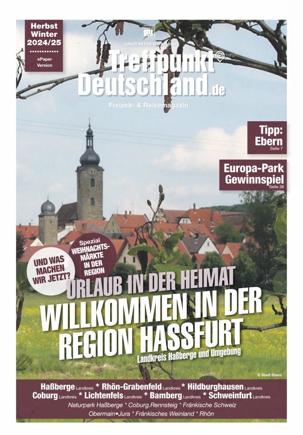 TreffpunktDeutschland Region Haßfurt Reisemagazin Titelblatt 04/2024
