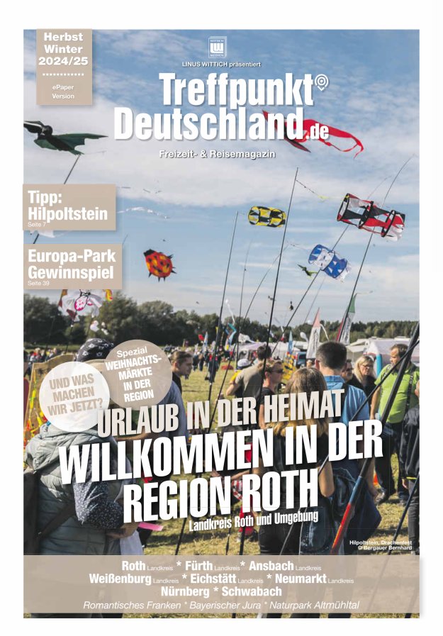 TreffpunktDeutschland Region Roth Reisemagazin Titelblatt 04/2024